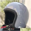 Motorcycle Helmets Open Face Retro Helmet Co Casco Moto Japanese 500Tx Cafe Racer Vintage Motorbike Fiberglass Light Weight Drop Deliv Dhjkq