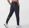 Lulu Men Pants Yogas Strój Longjogger Sport Szybki suchy sznurka do siłowni Kieszenie dresowe spodnie spodnie męskie mens elastyczne fitness mantfrutru 008