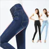Jeans pour femmes 2023 surdimensionné taille haute denim crayon pantalon femmes printemps automne taille élastique tissus extensibles pantalons moulants