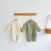 MILANCEL осенние детские комбинезоны на меховой подкладке, верхняя одежда для младенцев, повседневная одежда для девочек 231229