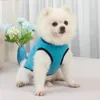 Abbigliamento per cani Abbigliamento per animali domestici Inverno Autunno Panno Tasca finta Costume in pile Colletto con risvolto Resistente senza maniche