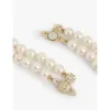 Viviennely Westwoodly Saturn GRAZIELLA couche boucle magnétique collier de perles Instagram étoiles chaîne de cou femme
