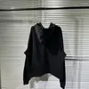 Мужские толстовины Askyur Self Black Samurai в стиле расстроенные умывальники High Street Crasual Men Women 1: 1 Модный свитер большого размера