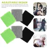 Diz Pedler 6 PCS Ter-Absorban Bileklik Spor koruyucusu Brace Head Bant Bantları Polyester Kemeri Erkekler İçin Çocuk Kafa Bantları