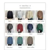 T-shirts hommes Brown Marque Coréenne Mode Hommes Chemise 2023 Automne Solide À Manches Longues T-shirt Mâle Lâche O-cou Col Pur Coton Vêtements