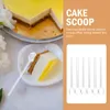 Spoons 6 Pcs Turkish Coffee Dessert Spoon Mixing Portable Heat-resistant Small Cake Scoop