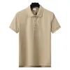 2024 Мужские поло, летняя рубашка, брендовая одежда, хлопковая, с коротким рукавом, деловая повседневная дизайнерская полосатая рубашка Homme Camisa, дышащая