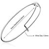 Strand 120 Pcs Expandable Bangle Bracelets Adjustable Wire Blank Bangles For DIY Jewelry Making