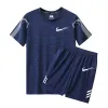 Men Tracksuit Designer brand Short sleeve T-shirt and shorts Trackpants Pure cotton warm loose shirt street Basketball running men women tshirts