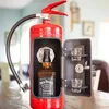 Fire Extinguisher Shape Wine Box Mini Bar Wine Cabinet Crafts Ornaments Decoration Champagne Liquor Storage Box Fireman's Gift 231228