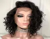 Koronkowe przednie ludzkie peruki do włosów krótkie krwawe peruki Remy Brazylijczyk dla kobiet przed wybielaniem naturalnego koloru Bieleced Knot2771246