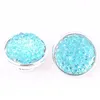 925 Silver Plated Resin Pave Kameleon Jewelpops Fits DIY Charm Bracelets Necklace Ring Making294G