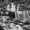 Luxus klassische 6 Köpfe Acryl Kronleuchter Kronleuchter Decke Luxus Pendelleuchte für Hochzeit Bühne Hintergrund Stand Dekor 172