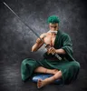 Zoro figürleri tek parça figür anime zoro oturma figürleri model pvc bebek ev masaüstü araba dekora heykel zanaat koleksiyon3341869