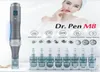 2021 DR Pen M8W 6 Speed ​​Dermapen Microneedle Pare Skin Care Antiaging Slime Usuwanie Skórka Wałek Mikroneedling Kasety igły DHL4206261