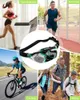 Sacs de taille solide ligne abstraite dégradé vert émeraude pour femmes homme voyage épaule bandoulière poitrine imperméable Fanny Pack