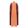 Trenchs de femmes Miyake plissé 2024 printemps femmes plus taille manteau dégradé cardigan vintage design arabe luxe femme robe