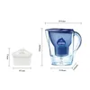 Camaz Water Filter Pitcher kanna 3.5L Bärbar hushållskökning Terahertz Alkaline Water Filter Purifier JUG med kolfilter