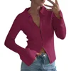 Chemisiers pour femmes pull Cardigan à manches longues haut évasé bas automne hauts femmes Sexy 2x tunique pour