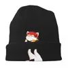 Berets mystic messenger beanie hoeden mm bg otome game y2k cool caps unisex volwassen gym gym gebreide hoed herfst custom elastic