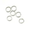 100st Lot 925 Sterling Silver Open Jump Ring Split Rings Tillbehör för DIY Craft Jewelry Gift W5008 244I