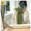 Scarves 2023 Winter Scarf Warm Ins Soft Shawl And Wraps Female Candy Color Thick Knitting Hijab Stoles
