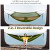 Camp Furniture Portable Mosquito Net Hammock Tree Straps Folded in the Pouch Hanging Bed for Travel Kits Camping