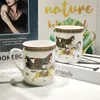 300ml Version Ceramic Mug Coffee Tea Milk Drinking Cups with Handle Coffee Mug for Office Novelty Gift With original box 231228