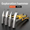 Huhao Mini Claw Hammer Professional Geological Multifunsial Tool مدبب مقبض مطاطية قبضة Carpenter 231228