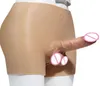 Strapon in silicone Mutandine elastiche con cinturino in silicone Dildo realistico Indossare pantaloni Dispositivo di masturbazione per donna Cintura lesbica sul pene Giocattolo del sesso 216809715