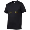 T-shirt de t-shirt de t-shirt T-shirt pur coton chaud et lâche de basket de rue respirant Running Men et wo 663