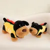 Jouets de chien teckel en peluche pour enfants, peluche douce et mignonne pour cadeaux de noël pour filles 231228