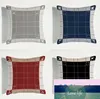 Top Letter Warm Pillow Sofa Cushion Pillow Duplex Printing Square Lumbar Support Pillows luxury