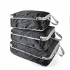 Sac de rangement de voyage Cubes d'emballage compressibles pliable valise de voyage étanche en nylon portable avec sac à main organisateur de bagages 231228