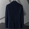 Abiti da uomo 2023 Lana di alta qualità Moda Tendenza bella Business Casual Cappotto da uomo Giovane Blazer sottile S-3XL