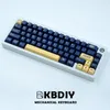 KBDiy 124 touches GMK Stargaze Clone PBT coréen Keycaps Cherry MX profil jaune Keycap pour clavier mécanique personnalisé Key Caps Set 231228