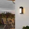 Lampada da parete Luci a LED Esterno Impermeabile Balcone Corridoio Cortile Moderno Americano Terrazza Villa Lampade per illuminazione interna