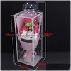 Dekorative Blumen Kränze Muttertagsgeschenk 3 Stücke Seife Rose Blumenstrauß Sets Geburtstag Valentinstag für Mädchen Drop Lieferung Hom Dhe3Z