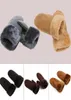 Vijf Vingers Handschoenen Vrouwen Warme Echte Schapenvacht Wanten Bont Pols Trim Dames Mode Matte PU Leer Winter Zachte Glove11574814