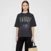 30 스타일 면화 디자이너 럭셔리 여성 패션 까마귀 스트리트웨어 느슨한 오버 사이즈 스케이트 보드 Tshirt 속옷 ab anines