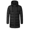 Heated Jackets Coat Winter Outdoor Mens Women Vest Coat USB Electric Battery Long Sleeves Heating Hooded Jackets Warm Winter 231228