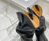 Tabi Western Bottines Bout pointu gros talons bloc Bottines de mode designer de luxe pour femmes Robe usine chaussures Taille