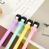 12/60 pezzi di cancelleria creativa carino Kimono Girl penne gel Set nero firma neutro penne ad acqua Set studente di cancelleria per ufficio 231229