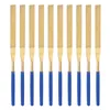 10pcs 5x180mm Diamond Needle File Set Flat Files Coated Tools Ceramic Crafts DIY Wood Rasp for Glass Metal 231228