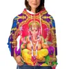 HX Indian God Kleidungsset Mode 3D-gedruckte Weste T-Shirts Shorts Sweatshirts Hoodies Hosen Männer Frauen Drop 231228