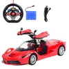 Stor storlek 1 14 Electric RC Car Remote Control Machines på Radio Control Vehicle Toys for Boys Christmas Gift Door Can Open 231228