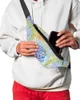 Waist Bags Watercolor Pattern Packs Shoulder Bag Unisex Messenger Casual Fashion Fanny Pack For Women