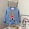 Designer Kid Sweatshirts Baby Clothing Kids Hoodies Hooded Toddler Spring Winter Long Sleeved Boys Girls Cute Bear Sweaters Streetwear sasakids CXD2312293