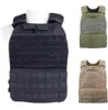 Taktyczne polowanie na kamizelkę War Training Body Armour Paintball Molle Shooting Plaster Talerz kamizelki13680631