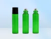 10ml Empty Glass Roll On Bottle Blue Red Green Amber Clear Roller Container 13OZ for Essential Oil Aromatherapy Perfumes and Li6015762